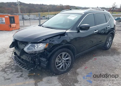 2016 Nissan Rogue Sl z USA, uszkodzony, nr VIN KNMAT2MT9GP721916